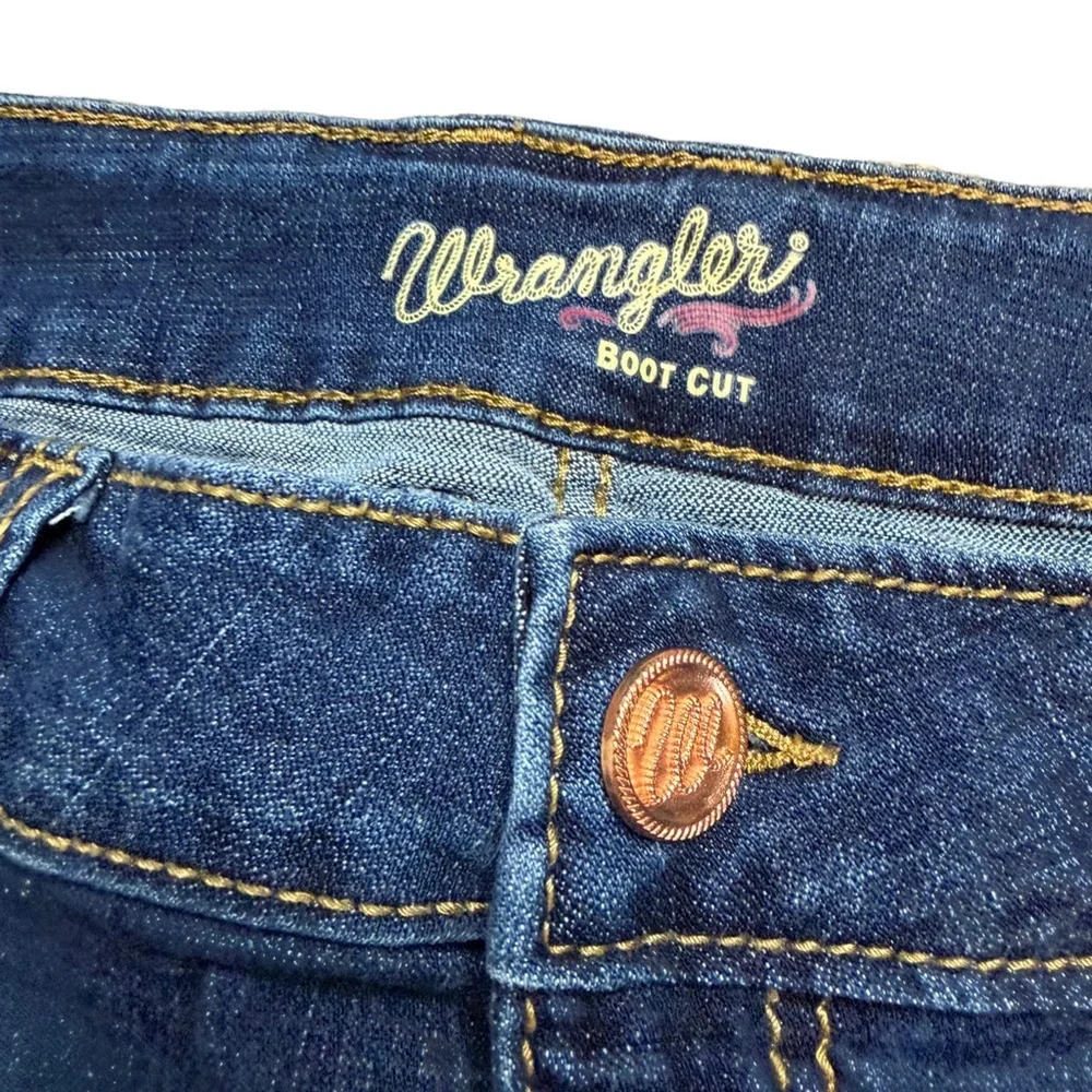 WRANGLER Retro Mae Bootcut Jeans Size 13 x 32 - Picture 9 of 10